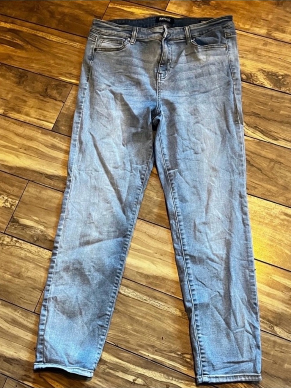 Buffalo Aubrey High Rise Stretch Light Wash Jeans
